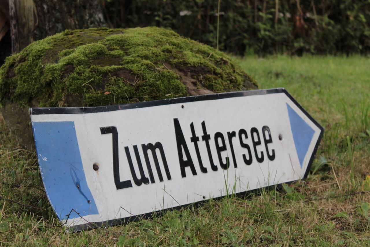 Ferienwohnungen Zum Attersee Lenzing ภายนอก รูปภาพ