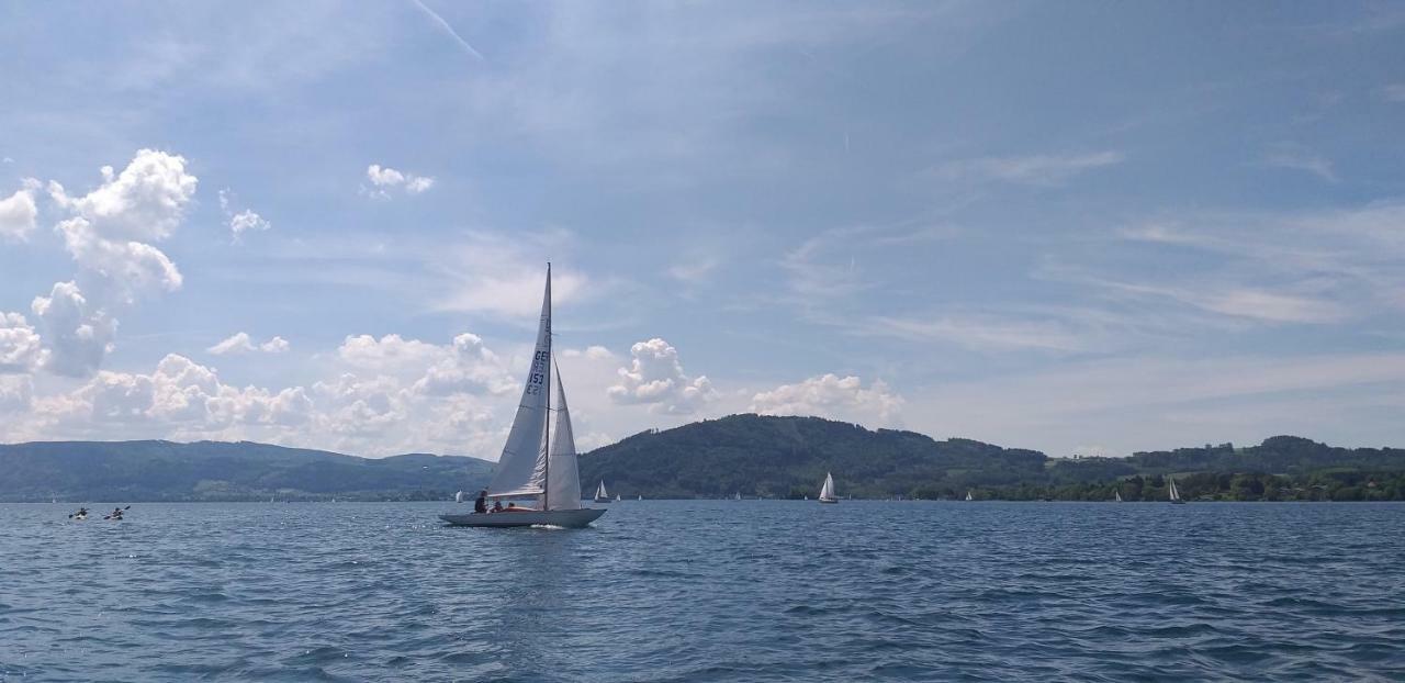 Ferienwohnungen Zum Attersee Lenzing ภายนอก รูปภาพ
